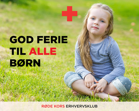 Vi stoetter Roede Kors Feriehjaelp